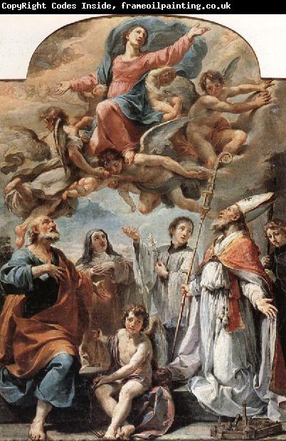 Ubaldo Gandolfi Madonna in Glory and Saints